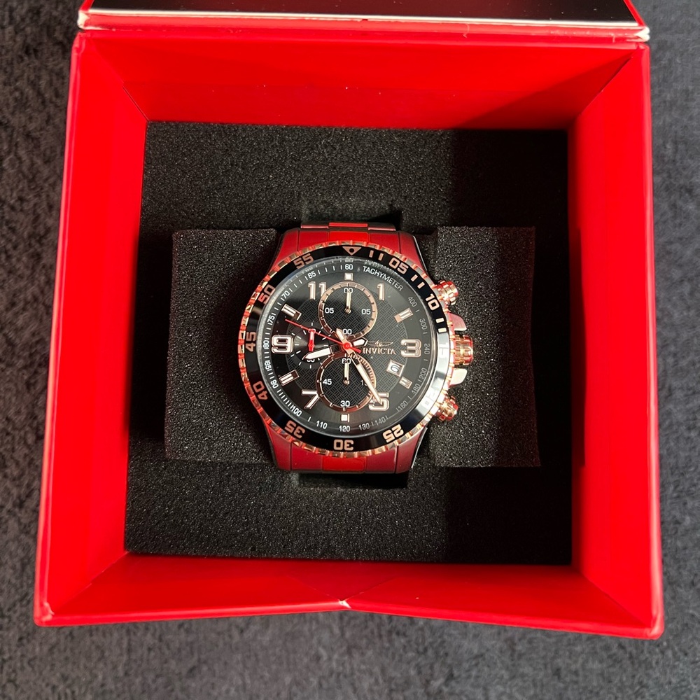 Invicta Specialty Men’s Chronograph Watch-45mm MOD-14877 Steel & Rose Gold(NWT)